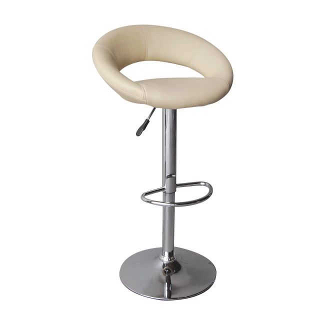 BELT Bar Stool / Beige Pu