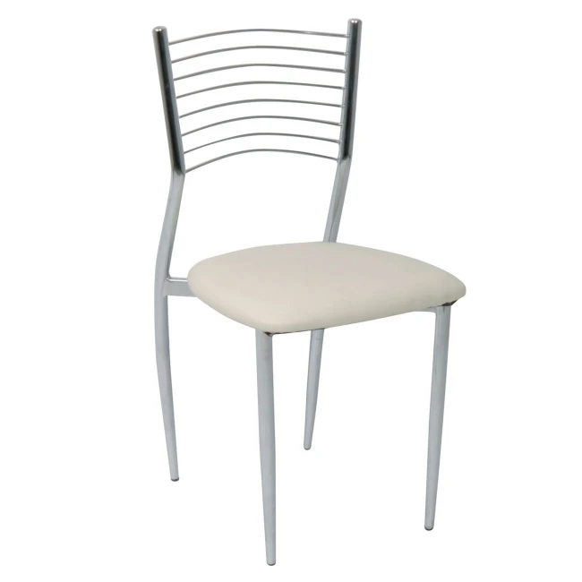 VIVIAN Chair, Pvc Dark Cream