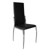 FRESH Chair K/D Chromed Frame/Black Pvc