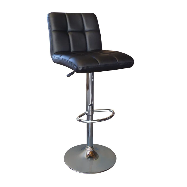 LINO Bar Stool Pu Black