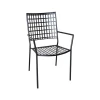 CASTELLO Armchair Steel Mesh Black