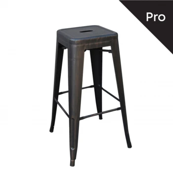 RELIX Bar Stool  Steel Antique Black
