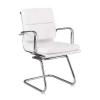 BF4800V Office Visitor Armchair White Pu