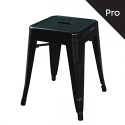 RELIX Low Stool Steel Black RELIX Low Stool Steel Black