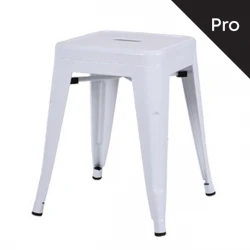 RELIX Low Stool Steel White RELIX Low Stool Steel White