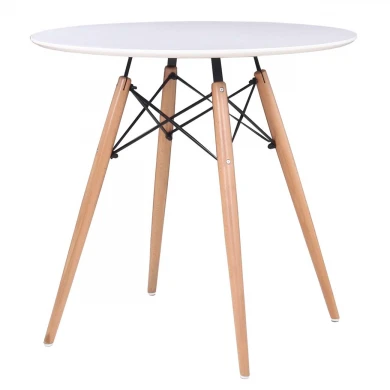 ART Wood Table D.80cm White