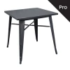 RELIX Table 70x70 Steel Antique Black