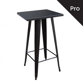 RELIX Bar Table 60x60 Steel Black