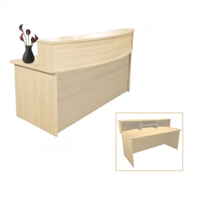 RECEPTION Desk 180x90x105cm Beech