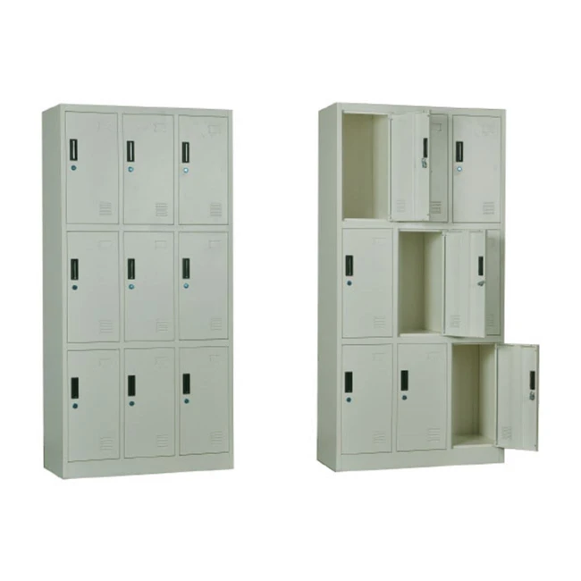9-LOCKER Metal 90x40x185 White