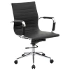 BF3301 Low Back Armchair Black Pu
