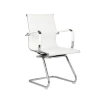 BF3300V Office Visitor Armchair White Pu