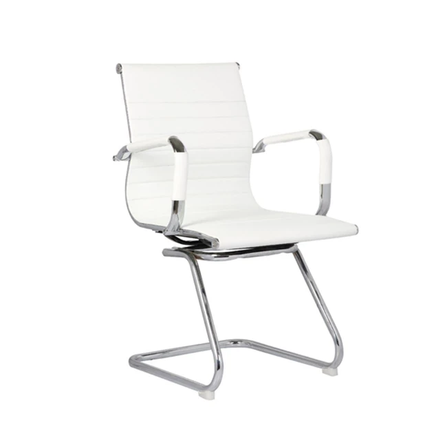 BF3300V Office Visitor Armchair White Pu