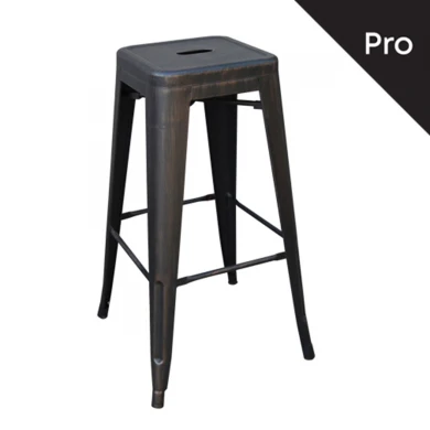 RELIX Bar Stool H.67 Steel Antique Black