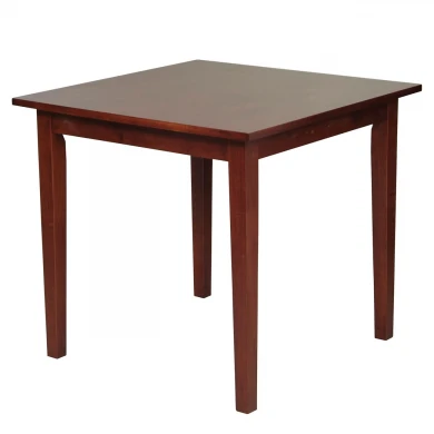 Τραπέζι Naturale με σκελετό από Mdf σε χρώμα καρυδί 80x80εκ