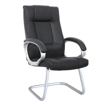 BF6900V Office Visitor Armchair Black Pu