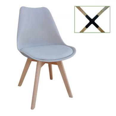 MARTIN Chair PP Grey (Metal cross) / assembled cushion