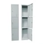 3-LOCKER Metal 38x45x185cm Grey