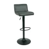 NERO Bar Stool Pu Grey/Paint Black