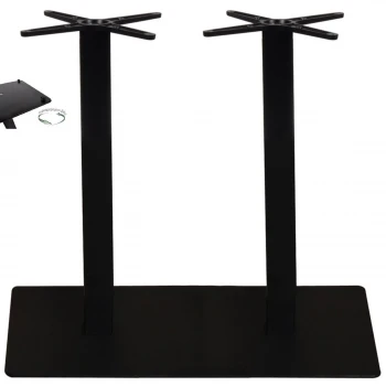 PRATO-R 70x40cm Steel Base H73cm (adjustable feet)