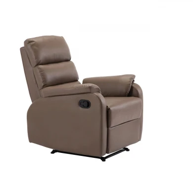 Πολυθρόνα COMFORT RELAX με τεχνόδερμα PU σε χρώμα cappuccino 79x97x101εκ.