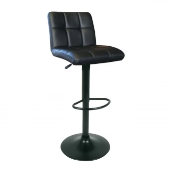 LINO Bar Stool Pu Black/Paint Black