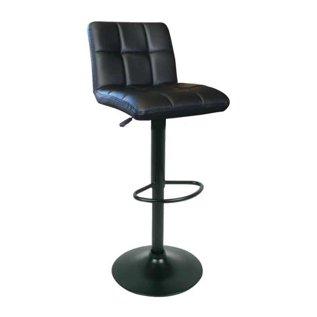 LINO Bar Stool Pu Black/Paint Black