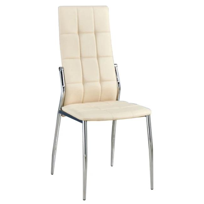PRIMA Chair K/D Chromed Frame/Dark Cream Pu