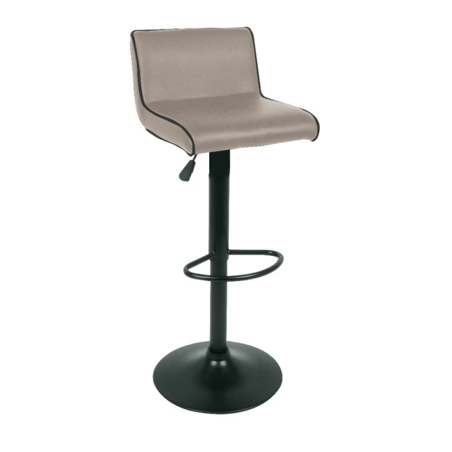 NERO Bar Stool Pu Cappuccino/Paint Black