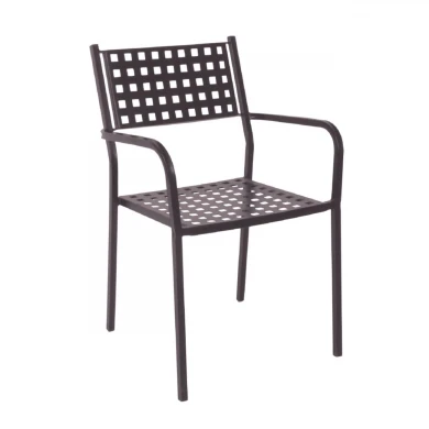 CAPRICE Armchair Steel Sand Brown