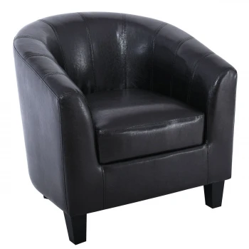 BOGA Armchair Black Pu