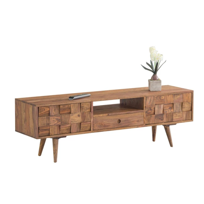TEKA TV Board 140x35x45 Acacia Natural Finish