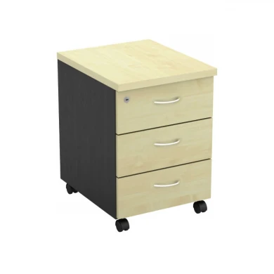 Mobile Pedestal-Α (3-Drawers) 40x48x56cm DG/Beech