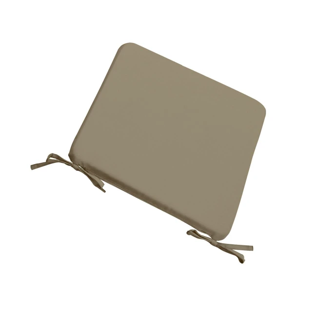 Μαξιλάρι Stool με επένδυση από ύφασμα σε χρώμα cappuccino 39x39x3εκ
