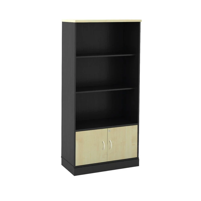 BOOKCASE-A DG/Beech, 80x40x172