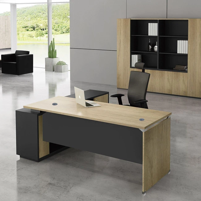 PROJECT Desk (RIGHT) 180x160x75cm Sonoma/Grey
