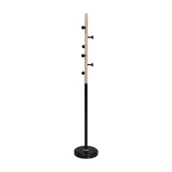 NORDIC Hanger - Coat Stand Steel Black/Natural NORDIC Hanger - Coat Stand Steel Black/Natural