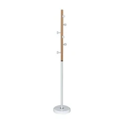 NORDIC Hanger - Coat Stand Steel White/Natural NORDIC Hanger - Coat Stand Steel White/Natural