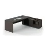 ADVANCE Desk Right 180x160cm Dark Walnut/Grey