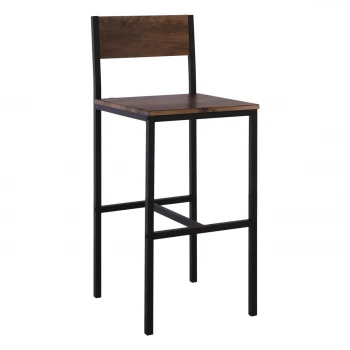 STAB BAR Stool Metal Anthracite/Antique Brown/Seat height 67cm
