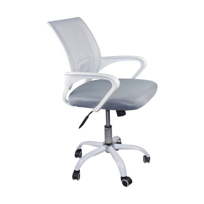 BF2101-SW (with relax) Office Chair White/Mesh Grey