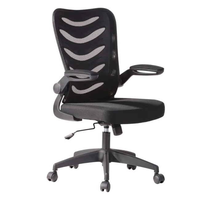 BF2945 Office Armchair Black Mesh/Fabric