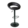 BELT Bar Stool Steel Black / Pu Black