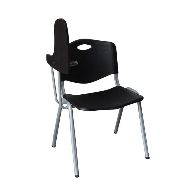 STUDY Chair-Desk Steel Silver / PP Μαύρo
