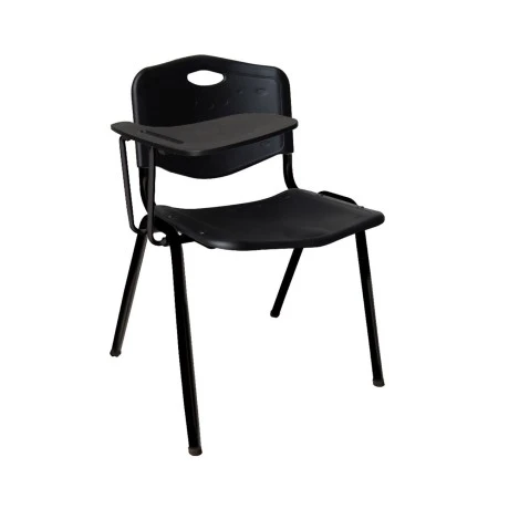 STUDY Chair Desk Steel Black / PP Μαύρo