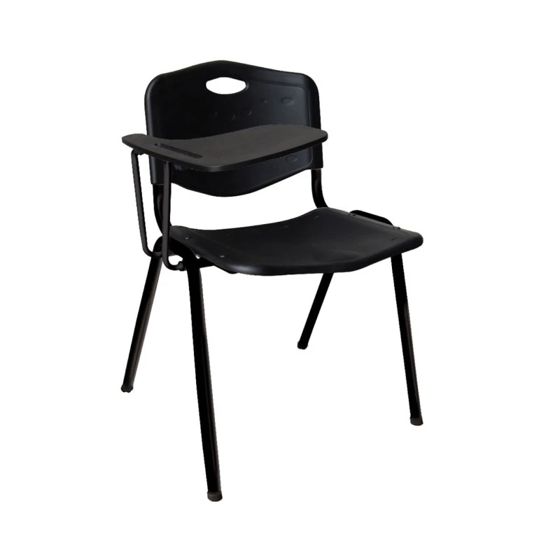 STUDY Chair Desk Steel Black / PP Μαύρo