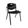 STUDY Chair Desk Steel Black / PP Μαύρo
