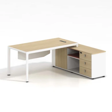 THESIS Reversible Desk 160x160cm Beech/White