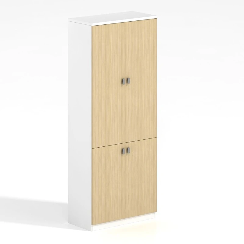 THESIS Cabinet 80x40x200cm Beech/White