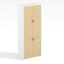 THESIS Cabinet 80x40x200cm Beech/White